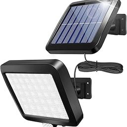 Solar Wall Lights Outdoor with Motion Sensor, Shuniu 56 LEDs Ultra Bright IP65 Waterproof Separable Solar Porch Light, 16.4 ft Cord Solar Security Light for Patio Yard Deck Garage Driveway Porch Fence-9