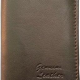 Leather Card Holder Wallet for Men, Women, Brown-image-90