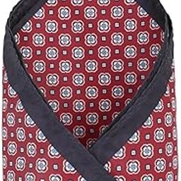 Men Polyester Multi Casual Style Party Pocket Square,Free Size,Red-picture-17