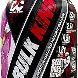 DC DOCTORS CHOICE Bulk King Advanced Mass Gainer and Weight Gainer for bulking (Strawberry Banana Milkshake, 2Kg)-image-4