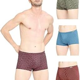 Men's Cotton Solid (Pack of 4) (Brando Print_Trunks_95_P4_Assorted-27