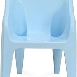 Nilkamal Plastic Eeezygo Baby Chair Modern & Comfortable with Arm & Backrest for Study Chair|Dining Room|Bedroom|Kids Room|Living Room|Indoor-Outdoor|100% Polypropylene Stackable Chairs (Blue)-8