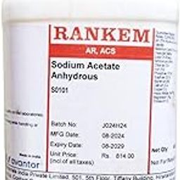 Rankem Sodium Acetate Anhydrous AR ACS Grade, 500GM (CAS 127-09-3) Molecular Formula: C₂H₃NaO₂-picture-10