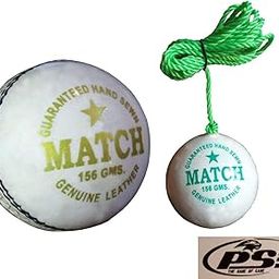PSE Priya Sports Leather Combo(C) Practice & Bowling Cricket Balls (White)-image-24