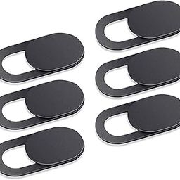 SIREG Webcam Cover Slide Ultra Thin - Web Camera Cover fits Laptop,Tablet,MacBook Pro,Mac Mini, Computer, Smartphone,Protect Your Privacy and Security,Strong Adhesive- 6 Pack-picture-1