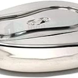 11ENTERPRISES, Stainless Steel Jointed Female Bed pan-10