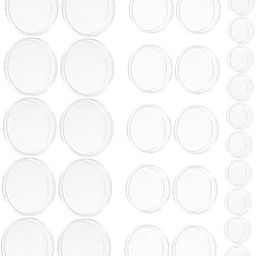 SKISUNO 30-Piece Disposable Plastic Petri Dish Set with Lids for Science Experiments Culture Yeast Laboratory Use School Projects-image-57