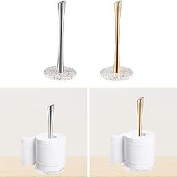 THE STYLE SUTRA Kitchen Towel Holder Sturdy Paper Towel Holder for Cabinet Kitchen Farmhouse Silver-picture-18