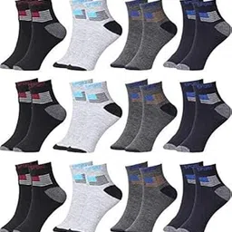 aenon fashion is my passion Socks for Men and women Solid Ankle Length Cotton Socks Daily Pairs Sports Cotton, Free Size,(Multicoloured-picture-0