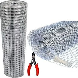 SAI PRASEEDA Welding Wire Garden Fencing Iron net with 18 Guage Anti Bird 3feet/20feet Netting Uv Stablized with 6 Months Guarantee Free 1 Cutter,100 PVC Wire Tags-picture-29