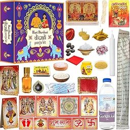 Hari Darshan Diwali Pooja Kit | Mahalakshmi Puja Samagri | Laxmi Pooja Essentials | Complete Festive Ritual Pack with 24 Items | Authentic Worship Kit for Spiritual Ceremonies | Pack of 24 Items-image-24