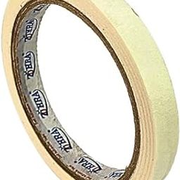 ZOHRA™ Masking Tape - 20 Meters in Length 12mm / 0.5" Width - 2 Rolls Per Pack - Easy Tear Tape, Best for Carpenter, Labelling, Painting, artists, and leaves no residue after a peel.-image-40