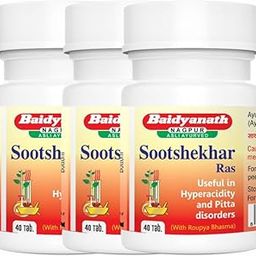 Baidyanath Asli Ayurved Sootshekhar Ras 40 Tablets - (Pack Of 3)-27