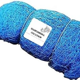 HARIKRISHNA CREATION 100X10, Foot Nylon Cricket Practice Net (Blue)-image-98