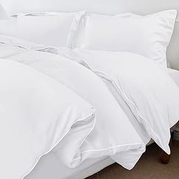 Spread Spain® Italian Cotton Closure Zipper, 500 Thread Count, King Size Duvet/Quilt Cover, Soft and Breathable, Lightweight King Duvet Cover, 90" x 108" Inches - White-image-7