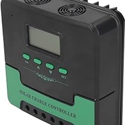EXCLUZO MPPT Solar Charge Controller, Solar Panel Regulator LCD Display Maximum Power Output for Intelligent Monitoring System (40A)-image-79