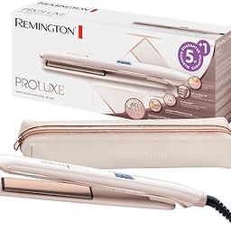 Remington S9100 Proluxe Straightener | 24 Hour Locked In Styles | Intelligent Optiheat Technology | 5X Smoother* With Ultimate Glide Ceramic | 50% Straighter Hair In One Pass, Off-White-image-17