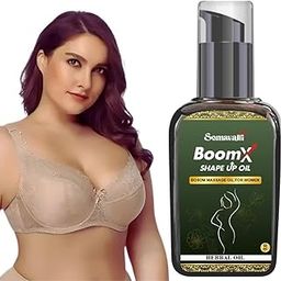 Somavalli BoomX Shape Up Herbal Breast Massage Oil - Natural Firming & Toning Oil with Herbal Extracts | Enhances Elasticity & Nourishes Skin | Paraben-Free, Safe for Daily Use | 50ml Pack of 1-image-30