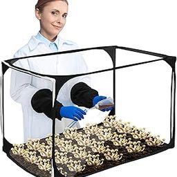 Kardeep Mushroom Grow Tent, Still Air Box, Black, 35.5x23.5x23.5 inch-image-19