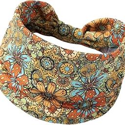 Wide Headband for Women Boho Sweat Absorbing Portable Elastic Fashion Turban Style C|Clothing, Shoes & Accessories | Womens Accessories | Hair Accessories|1 Wide Headband-picture-46