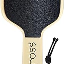 Ross Curved Foot File Scrubber – Wide Surface Callus Remover for Cracked Heels & Dead Skin | Pedicure Tool with Anti-Slip Handle & Hanging Loop | Professional Foot Care for Smooth Feet (Beige)-3