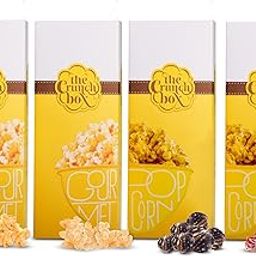The Crunch Box (Combo Pack of 4) Bestselling Chocolate & Savory Popcorn -Chocolate, Snowberry, Cheese & Fiery Peri - 420 gm-image-34