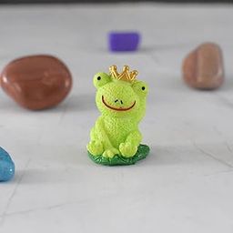 Mini Frog Wearing Crown for Garden DÉCOR(4x2.5x2.5 cm)-image-48