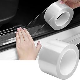 Dec Kitchenpro High Gloss Waterproof Anti Scratch Transparent 5D Carbon Fiber Vinyl Paint Protection Film/PPF Tape Car Bumper Door Edge Guards Scratch Cover Sticker Protection Tape (5Cm X 5Meter)-17