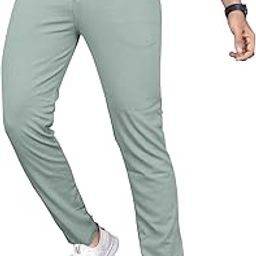 Formal Trousers for Men | Slim Fit Textured Pants | Mid-Rise Button Closure | Ideal for Professional Wear (Pack of 1)-picture-47