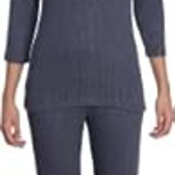 Winter Wear Ladies/Women/Girl, Poly Cotton Thermal Set- (Round Neck Upper/Top + Lower/Trouser) Set of 01-4