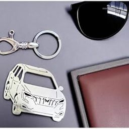 Premium Customized Keychain for Car made of High Grade Stainless steel (Side)-image-35