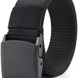 Men's Nylon Fabric Belt Plastic Buckle Outdoor Tactical Combat Belt Hunting Hiking Sports Waist Belt-picture-9