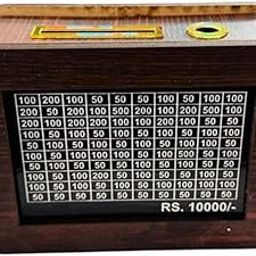Wooden Savings Box with Number Design – Coin Bank for Children & Adults – Mini Money Holder for Home Decor & Gifts-image-78