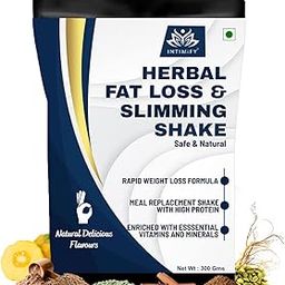 INTIMIFY Slimming Meal Replacement Shake, Belly & Fat Burner, Weight Loss Supplement, Protein Weight Loss Shake, Weight Management For Men & Women 300 GM (KESAR PISTA BADAM Flavor)-12