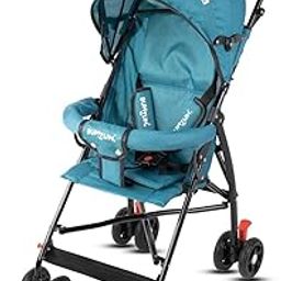 BUMTUM Baby Slim Trim Stroller/Pram for 6 to 36 Months, Reclining backrest, Reversible Handlebar for Babies, Toddler & Kids(Sea Green)-22