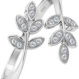 925 Silver Toe Ring for Women | 92.5 Sterling Silver Adjustable Contemporary Style & Stunning Shine | Single Piece Only - Leaf-image-73
