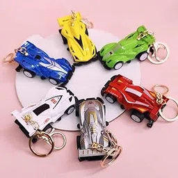 amanvani Boys Keychain & Keyring Car Toy Key Chain for Car & Bike with Key Ring & Metal Hook Return Gifts for Kids Party-picture-5