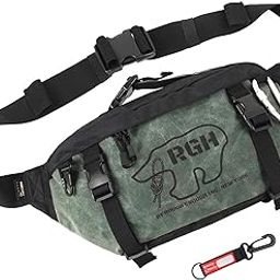 Rough Enough Mens Tactical Fanny Pack Crossbody Large Waist Bag for Men Military, Army Green, Large, Mens Fanny Pack-image-78