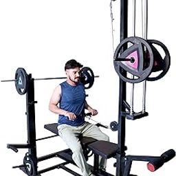 SAFELINE Gym Bench, 20 in 1 Bench Adjustable Fitness Bench for Multipurpose Exercise Workout at Home-picture-18