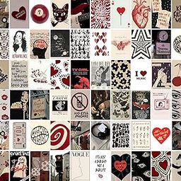 60 PCS Downtown Girl Room Decor - Coquette Y2K 2000s Grunge Posters, Lana Del Rey Retro Music Wall Art, Trendy Vintage College Dorm Wall Collage Kit (Downtown Girl Wall Collage Kit)-image-30