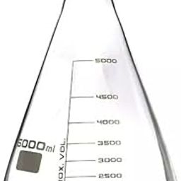 RAWAL'S Borosilicate Glass Conical Flask with Rim 5000ml-image-12
