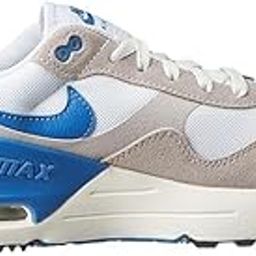 Nike Mens AIR MAX SYSTM-Causal Shoes White/Star Blue-Cream II-Coconut MILK-HF4252-100-9UK-15
