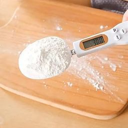 Krishnify Measuring Spoons Electronic Kitchen Digital Food Spoon Scales Accurate Weighing Teaspoon Scale Kitchen Tools Accessories with LCD Display for Baking Cooking Cake Coffee Flour-9