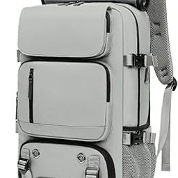 the purple tree Flexpack Multi-Functional Travel Backpack for Men & Women, 15.6” Laptop Bag, Water-Resistant Convertible Backpack | USB Charging Port, Shoe Compartment, Anti-Theft, Crossbody (Grey)-picture-4