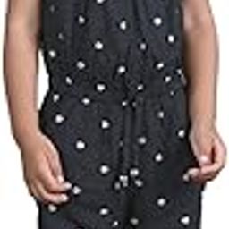 Girls Classic Regular-Fit Jumpsuit | Dark Black | 6-7 Years | KIDS13065-image-53