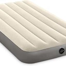 Intex Polyvinyl Chloride (Pvc) Deluxe Singlehigh Airbed Twin, Beige-19