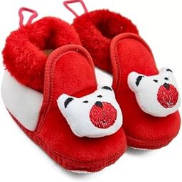 6 To 12 Months Baby Boys & Girls Cotton Animal Face Shoes/Booties-image-97