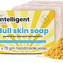 Tuco® Kids Bye, Dull Skin Soap Pack of 3X75gm with Turmeric, Shea Butter & Coconut Oil | Perfect for Dull & Sensitive Skin | Paraben & Sulphate Free | Ages 2-5, 5-10, 10-15 | 3x 75gm-image-90