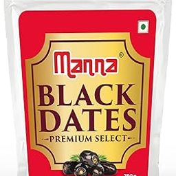 Manna Black Dates 750 grams Khajur Khajoor Fresh 100% Natural. Rich in Iron, Fibre & Vitamins | Premium Imported-picture-25
