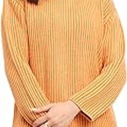 Twinny-Peach & Orange Twin Yarn Detail Sweater-image-17